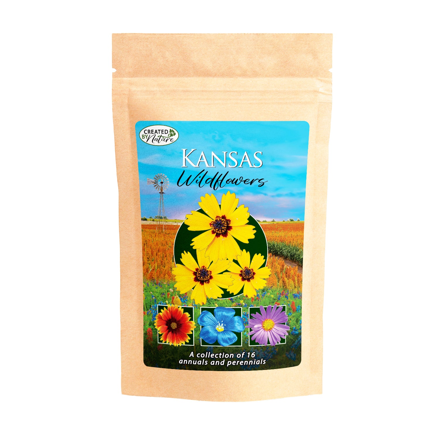 box wildflower seeds Kansas Wildflower Seed Mix