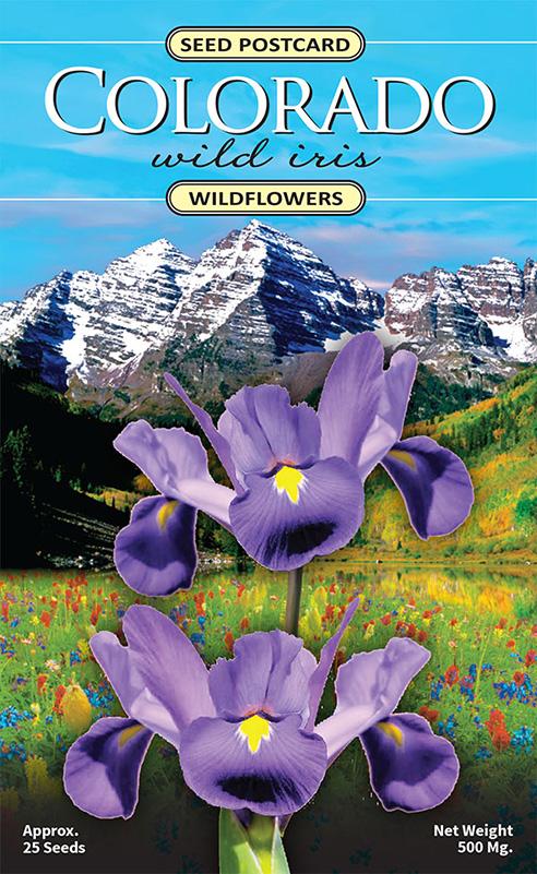 Colorado Wild Iris Seed Packet