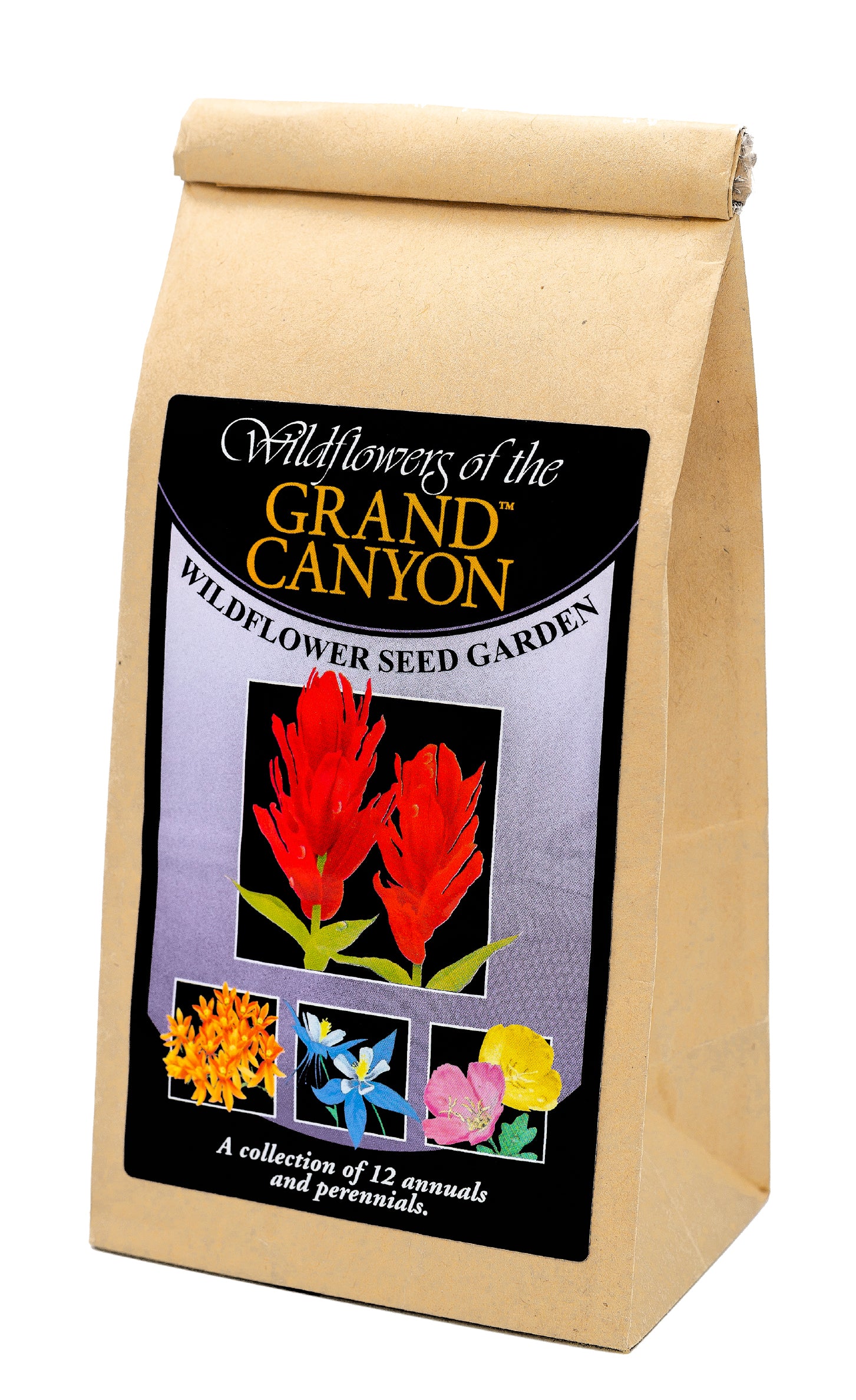 large box of wildflower seeds Grand Canyon National Park Wildflower Seed Mix