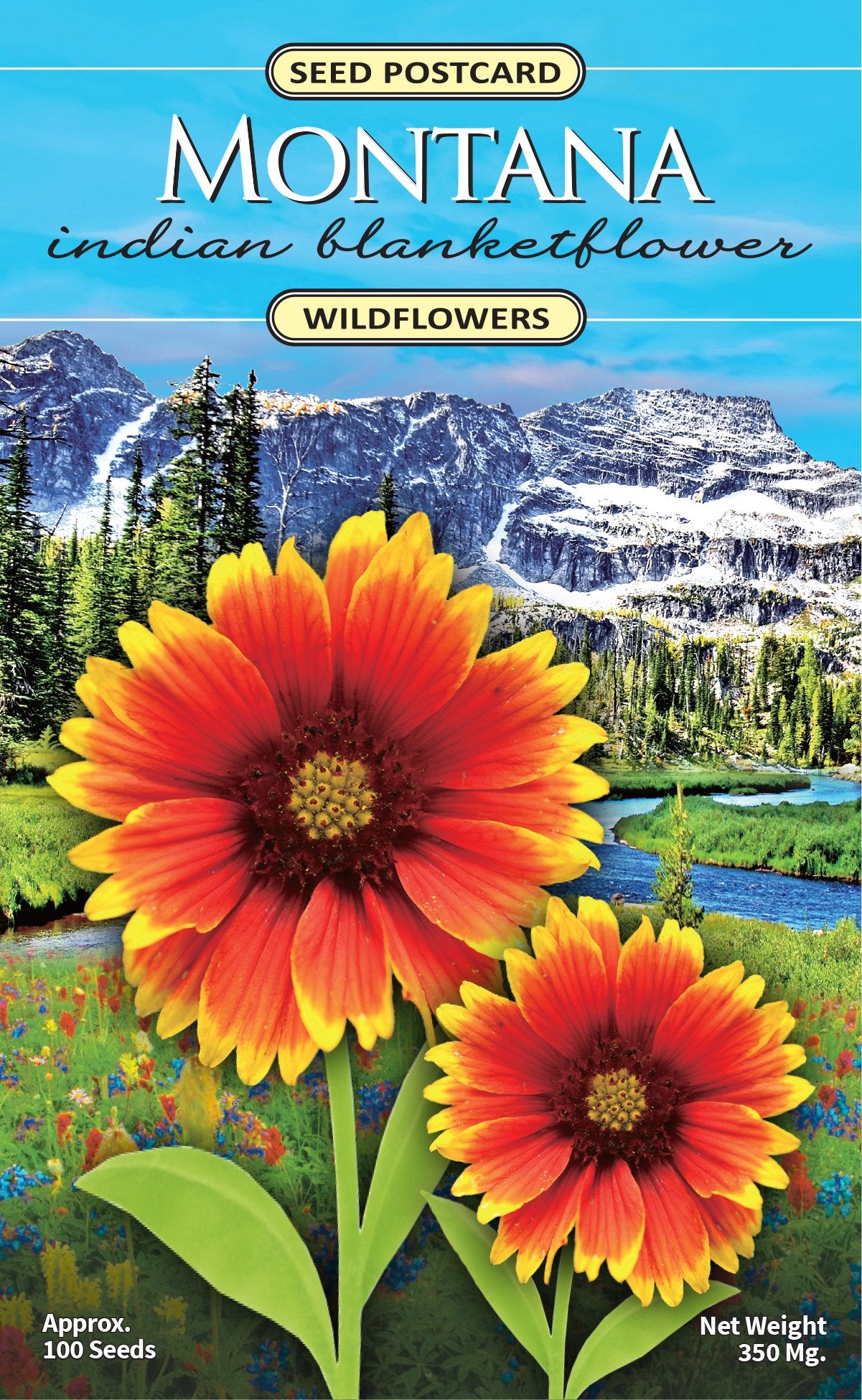 Montana Indian Blanketflower Seed Packet
