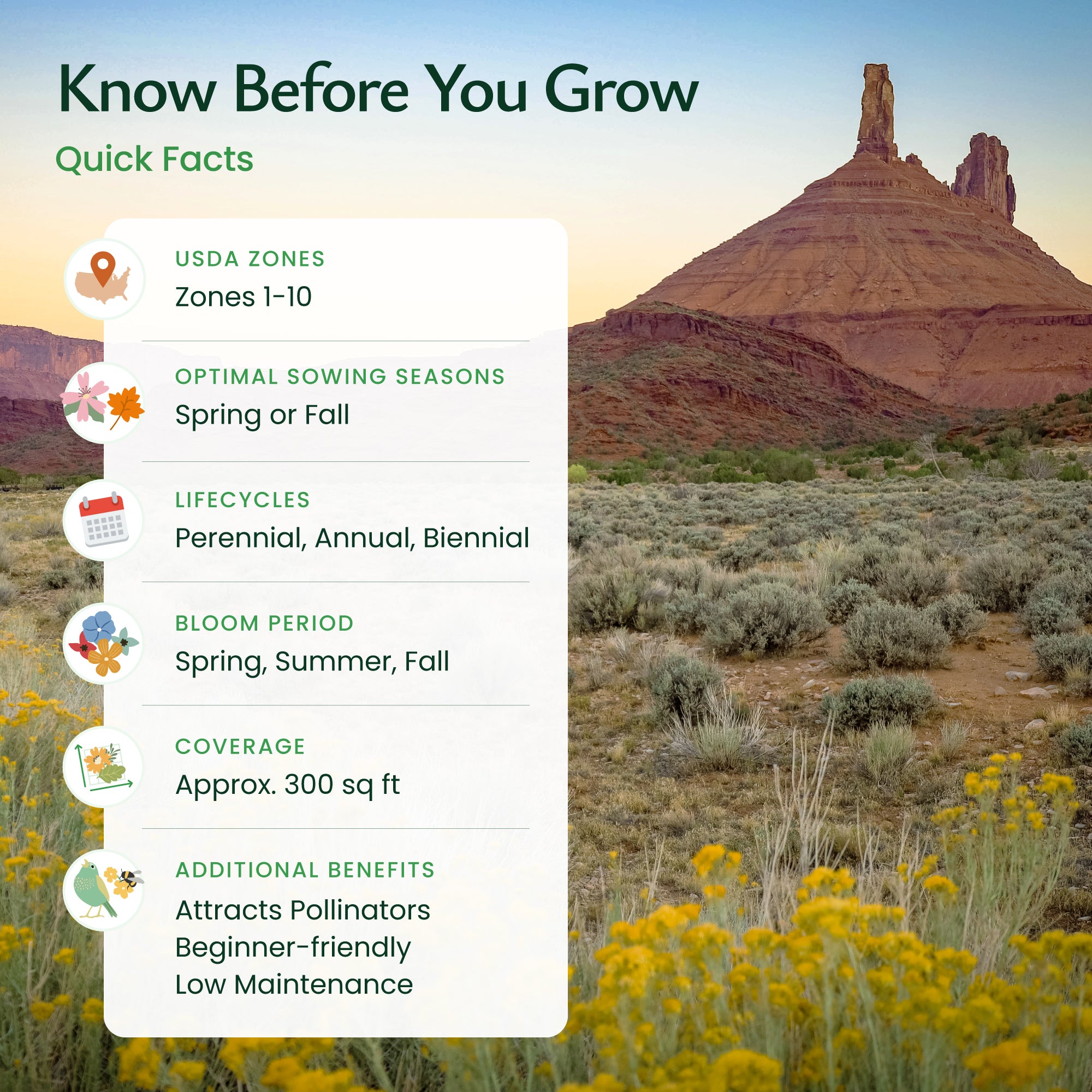 utah native wildflower seed mix Utah Wildflower Seed Mix