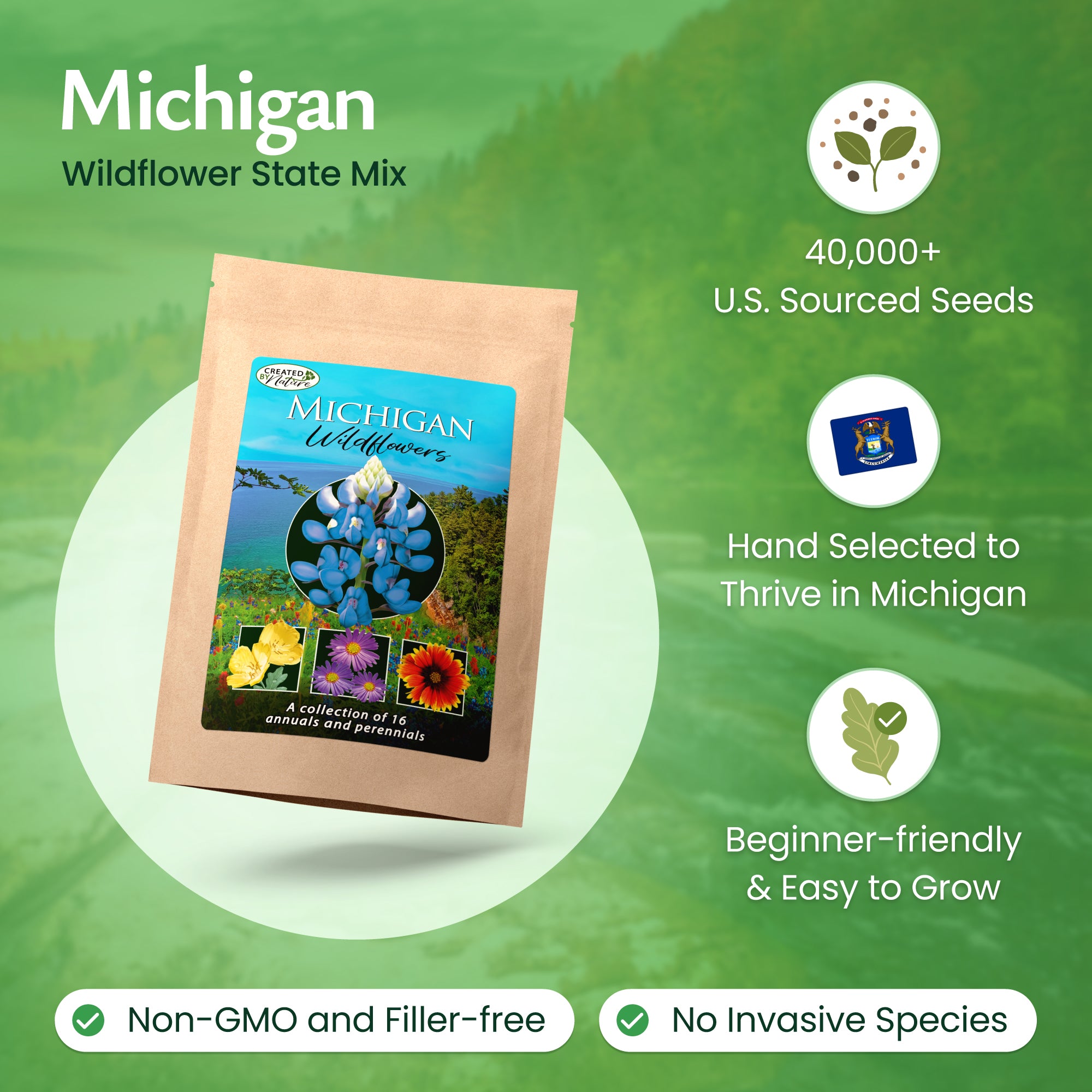 wildflower seeds michigan Michigan Wildflower Seed Mix