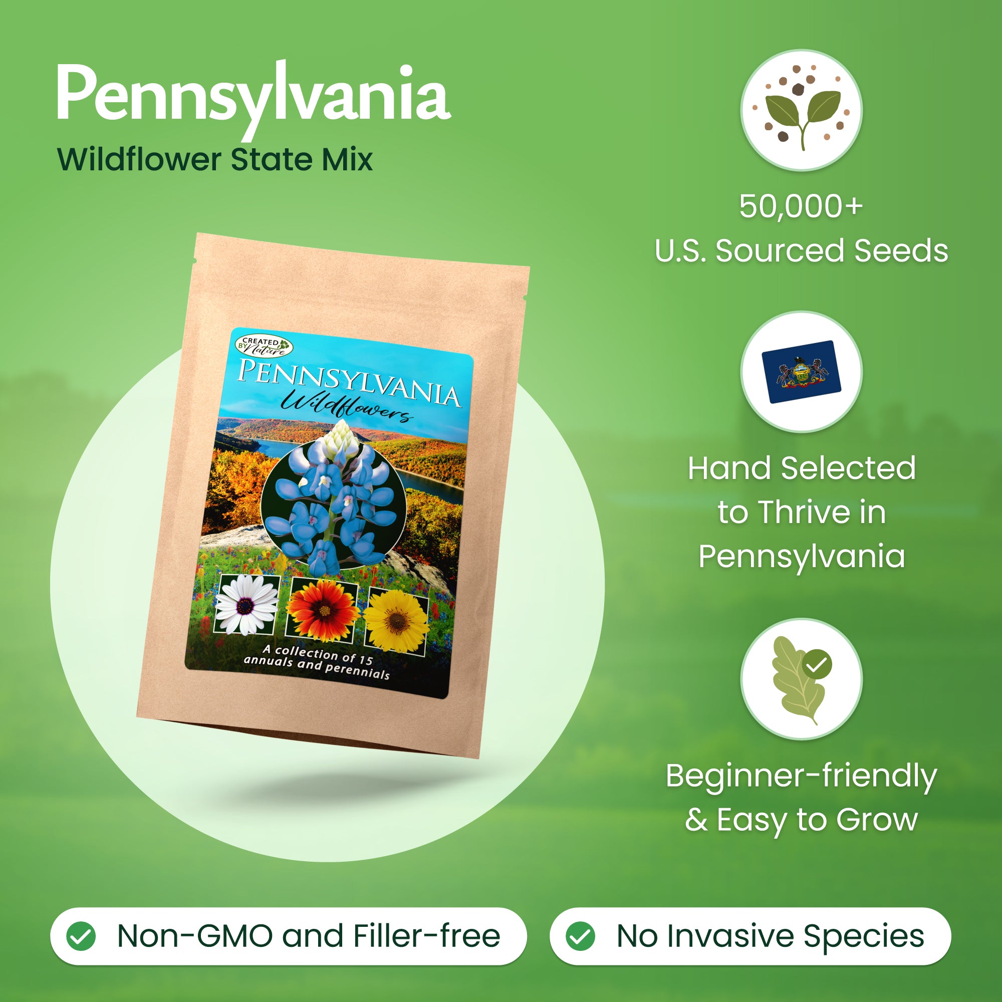 Pennsylvania Wildflower Seed Mix