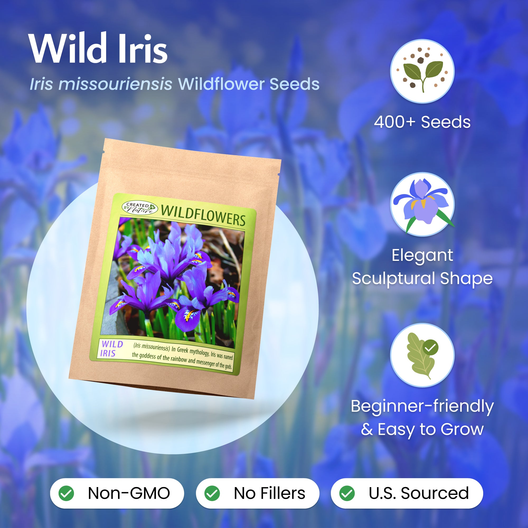 buy irish wildflower seeds Wild Iris Seeds