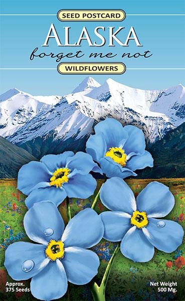 Forget me not seed packet - Alaska wildflowers